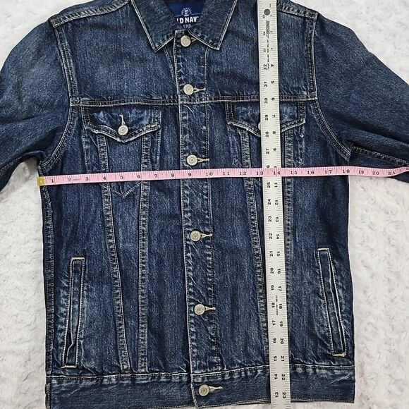 Denim Trucker Jean Jacket Old Navy Womens Size Small - Picture 2 of 8